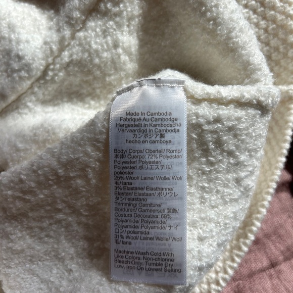 J. Crew Ivory Bouclé lady cardigan sweater Ivory - Picture 8 of 10